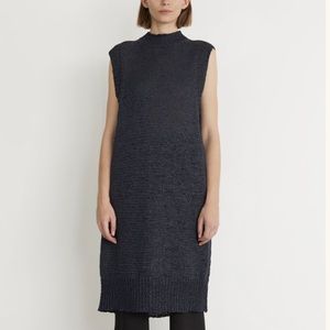 Rodebjer Sleeveless Dark Navy Midi Dress